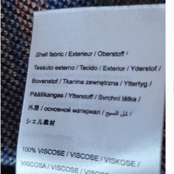 Farm Rio Navy Mix Oversized Fish Print Front Buttons Cardigan size XS - Picture 6 of 7